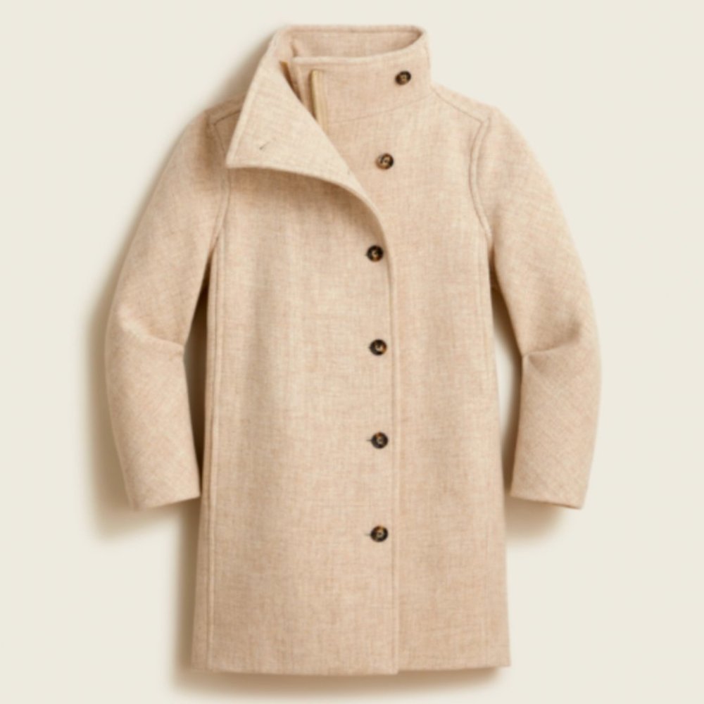 J. Crew Villa Coat in Italian Stadium-Cloth